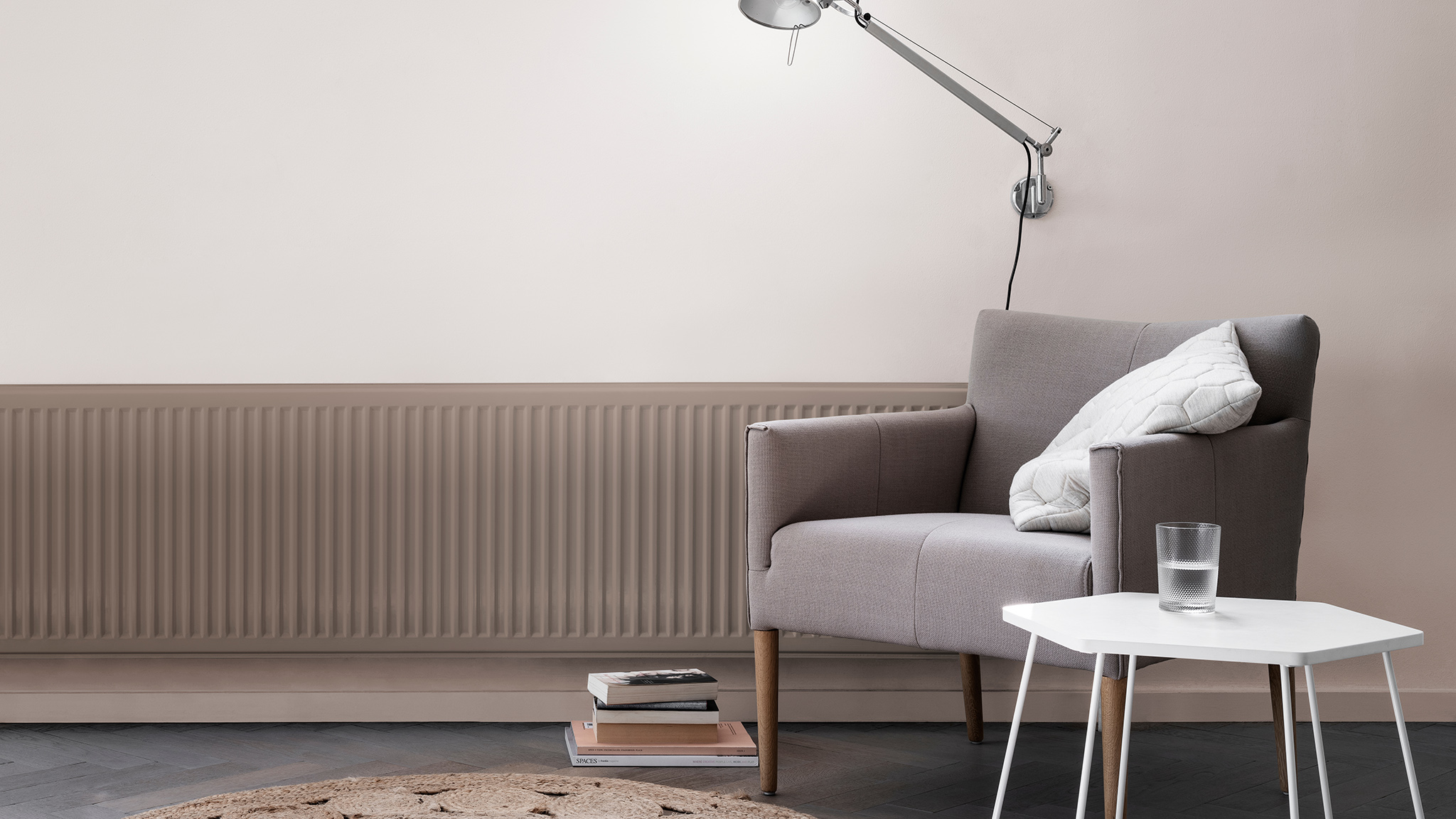 Whites wall and warm neutral radiator dulux-simply-refresh-radiators-ideas-global-2