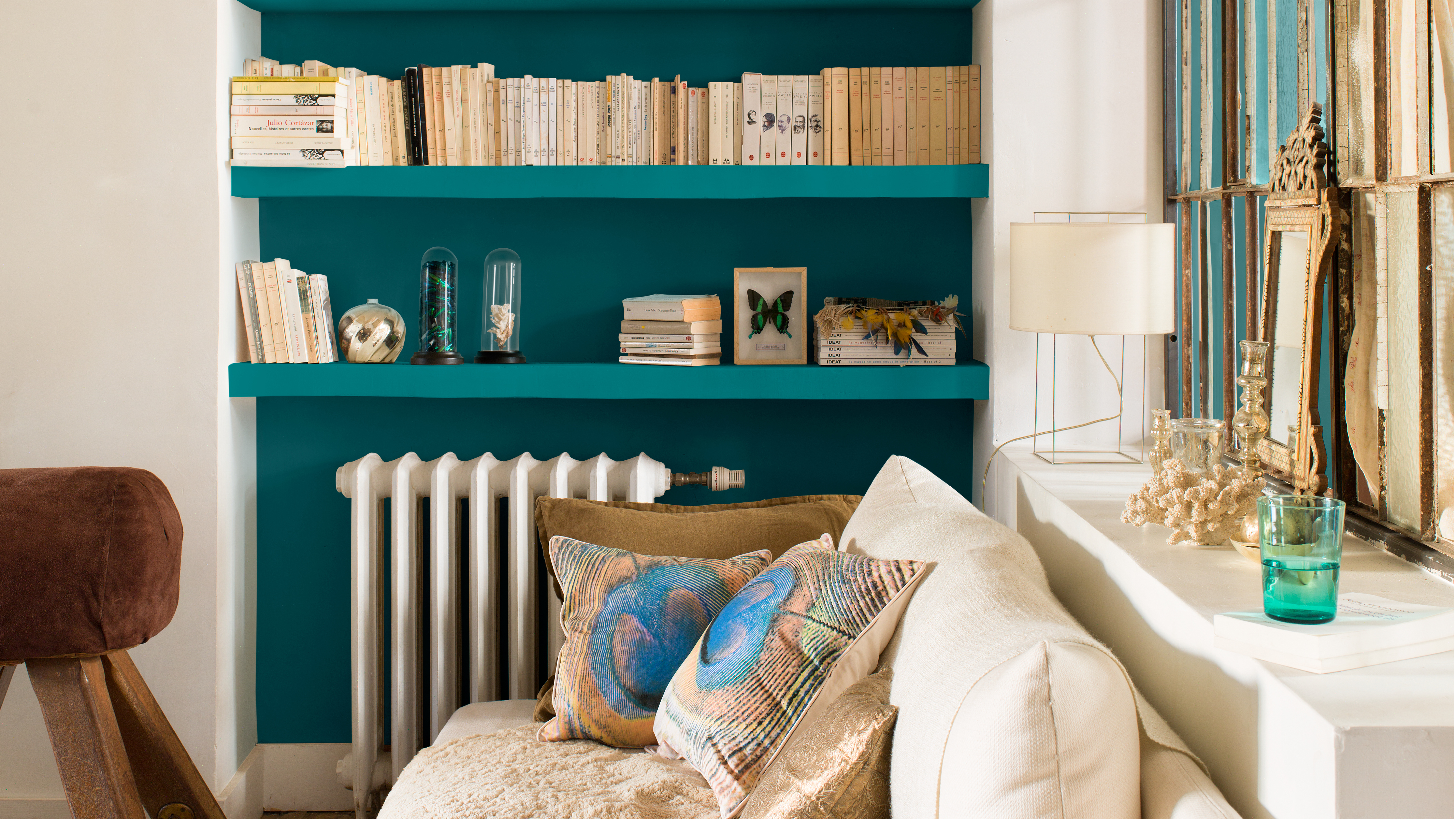 Make a statement with teal Muted tones are eternally popular, but bold colours are a sure-fire way to inject some oomph into a tired-looking decorating scheme.